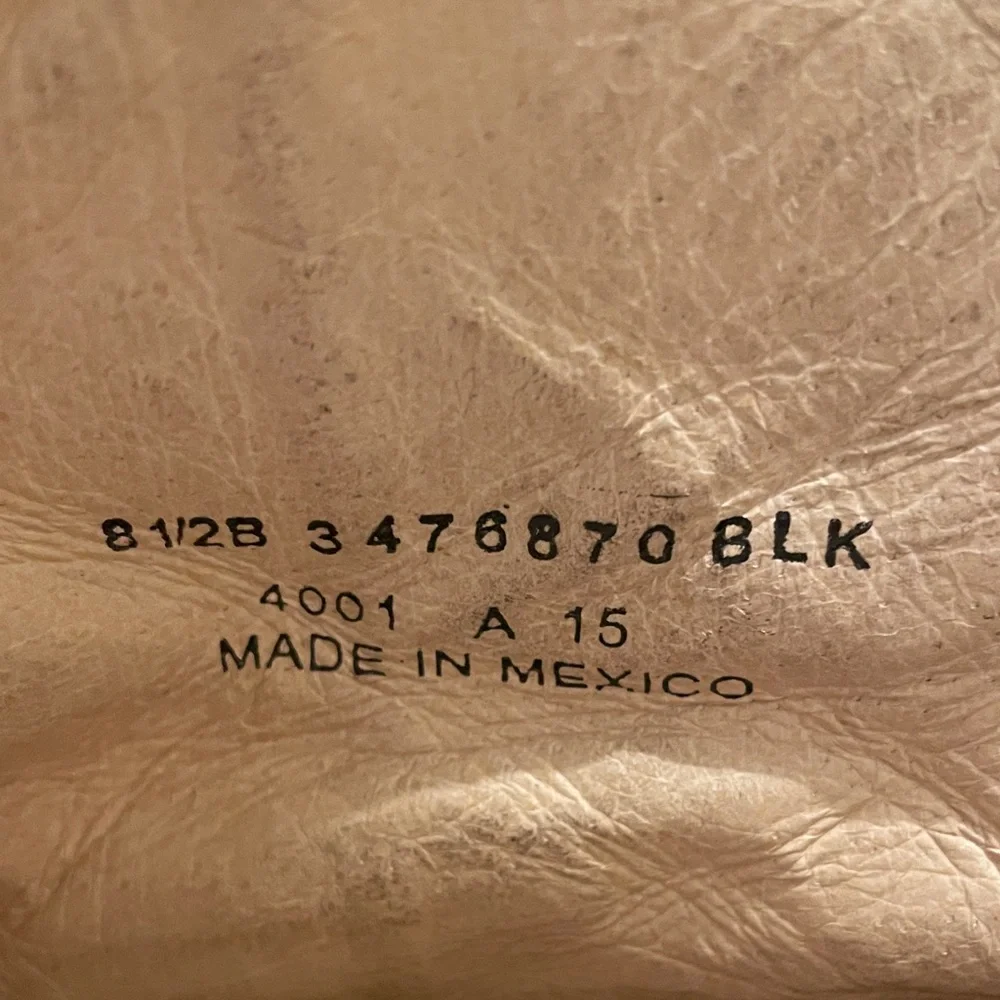 Frye Black Leather Ankle Boots - Picture 6 of 8